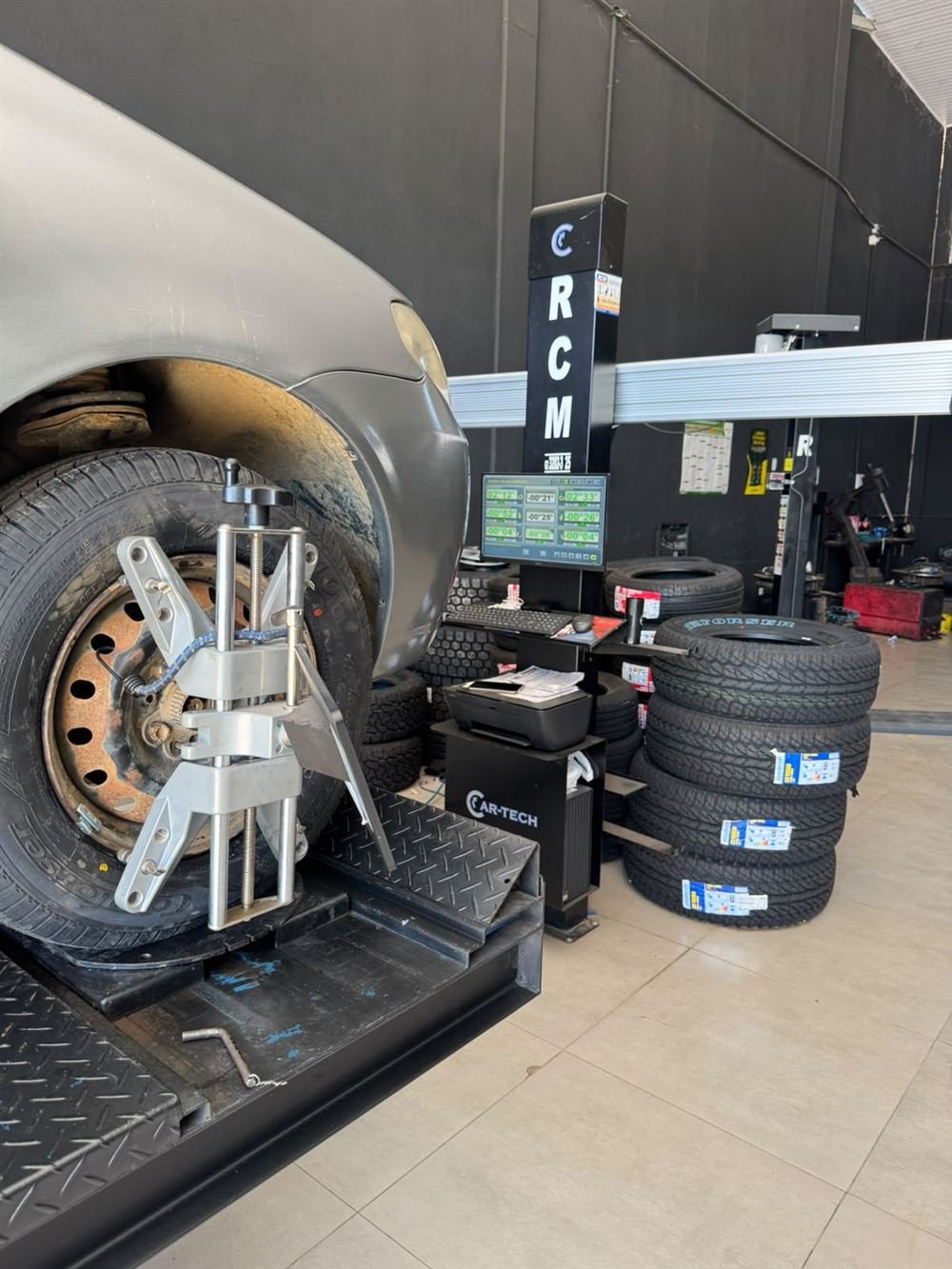 Alinhamento 3D em andamento na Serra Car